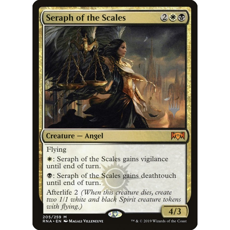 Seraph of the Scales (Promo Pack) [Ravnica Allegiance Promos]
