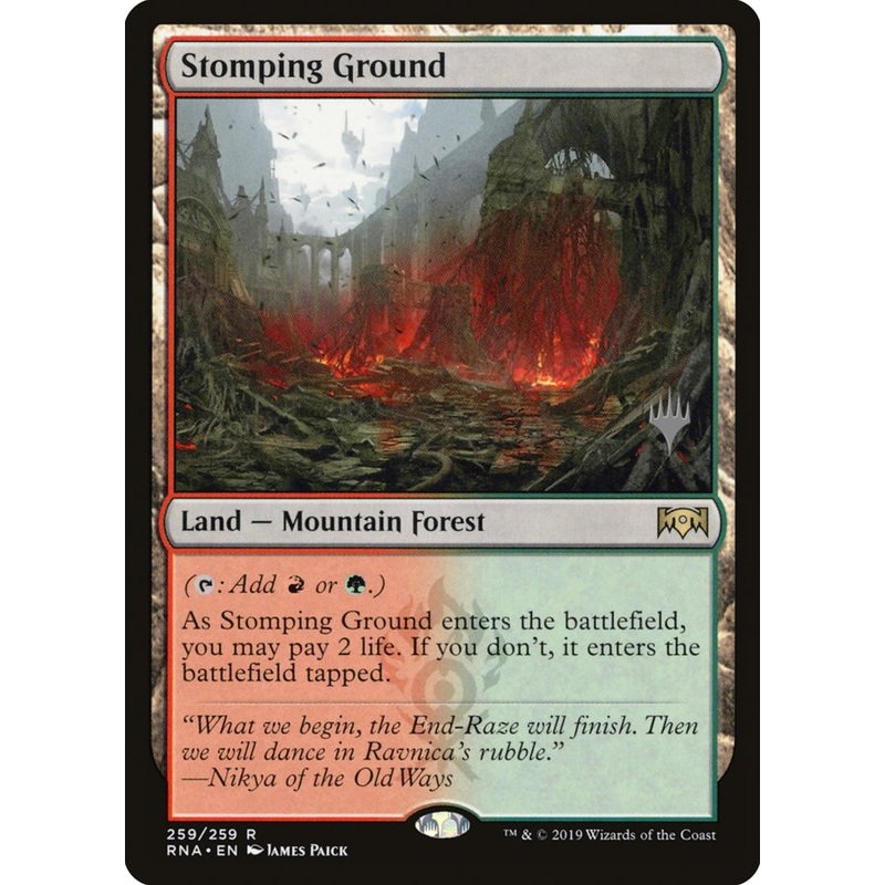 Stomping Ground (Promo Pack) [Ravnica Allegiance Promos]