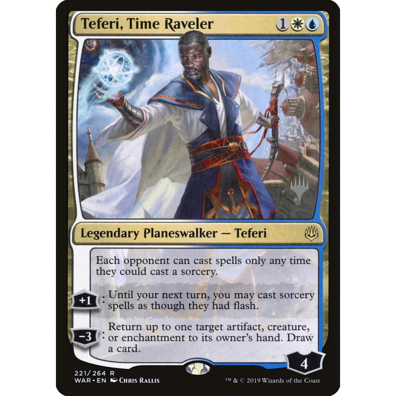 Teferi, Time Raveler (Promo Pack) [War of the Spark Promos]