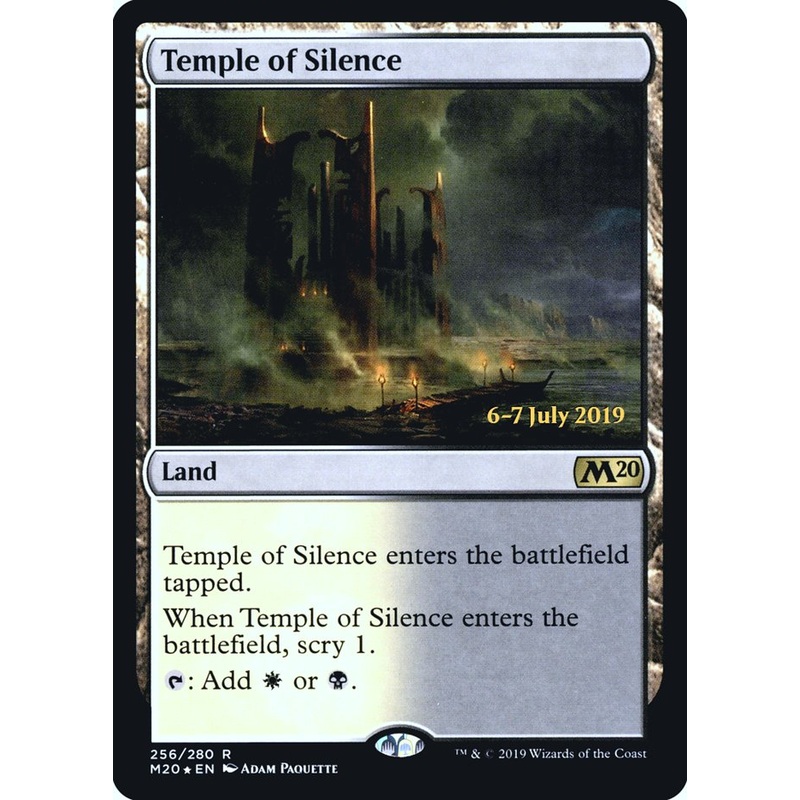 Temple of Silence [Core Set 2020 Prerelease Promos]