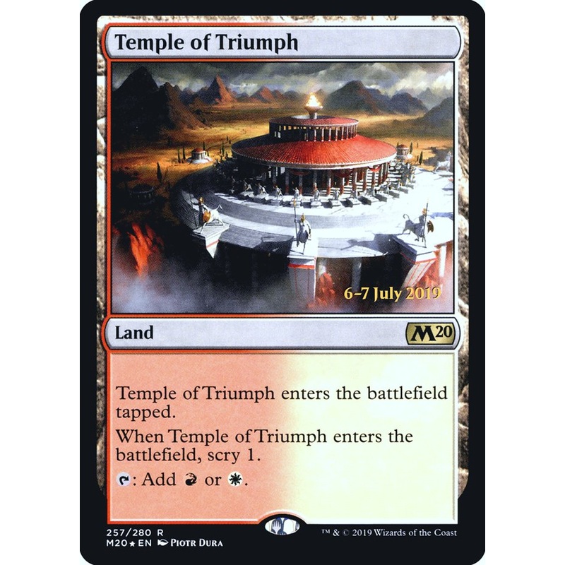 Temple of Triumph [Core Set 2020 Prerelease Promos]