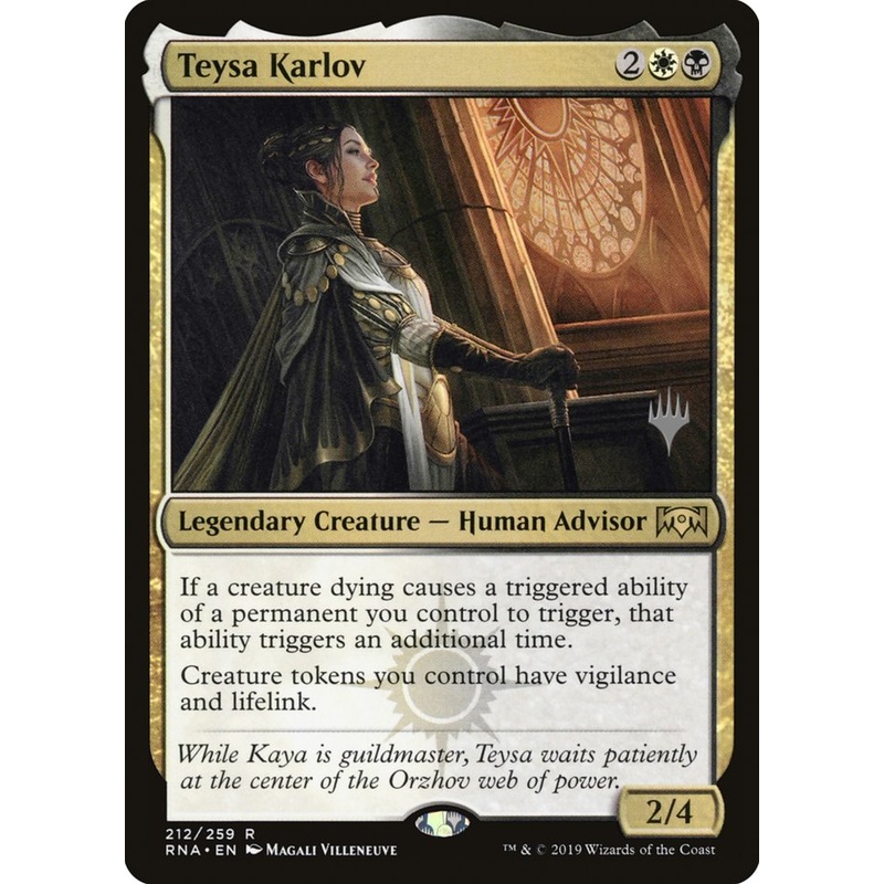 Teysa Karlov (Promo Pack) [Ravnica Allegiance Promos]