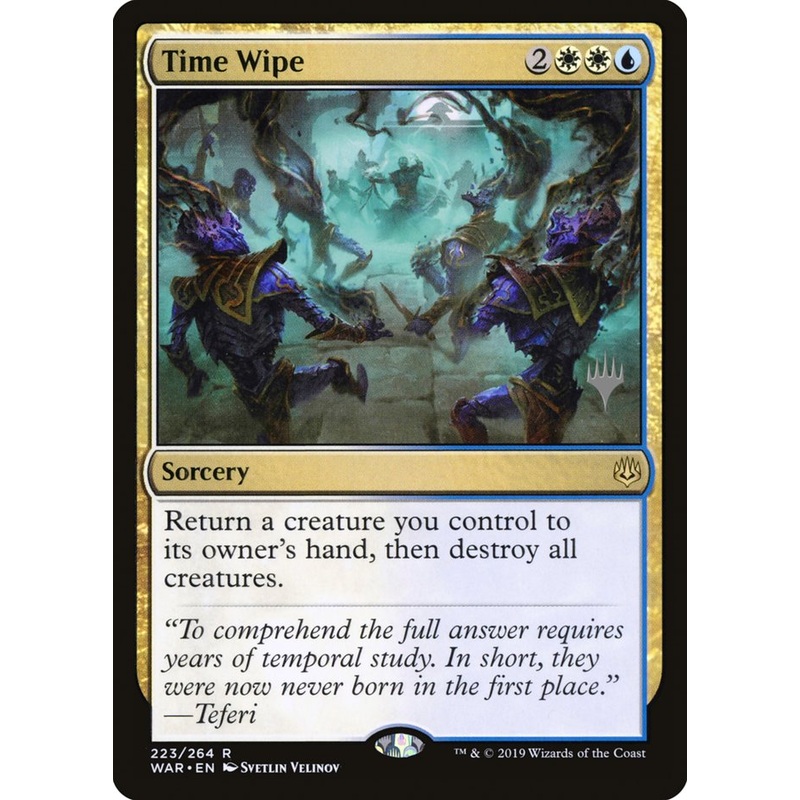 Time Wipe (Promo Pack) [War of the Spark Promos]