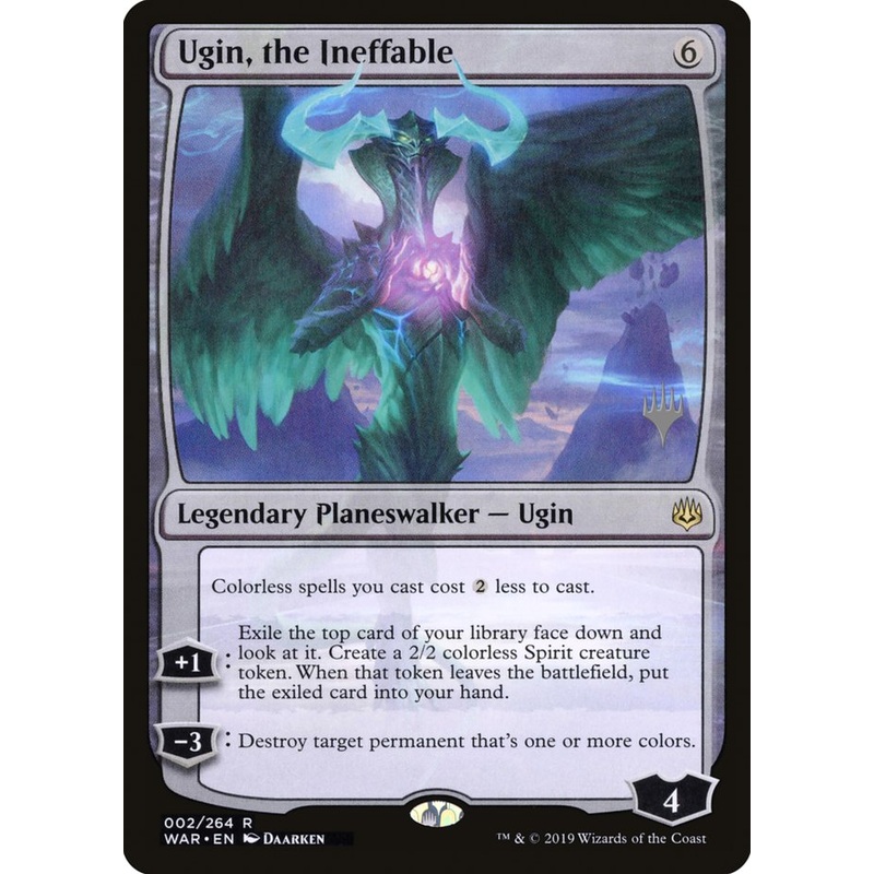 Ugin, the Ineffable (Promo Pack) [War of the Spark Promos]