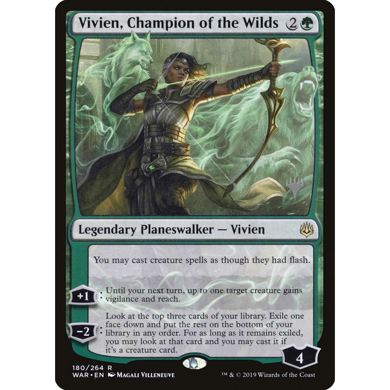 Vivien, Champion of the Wilds (Promo Pack) [War of the Spark Promos]