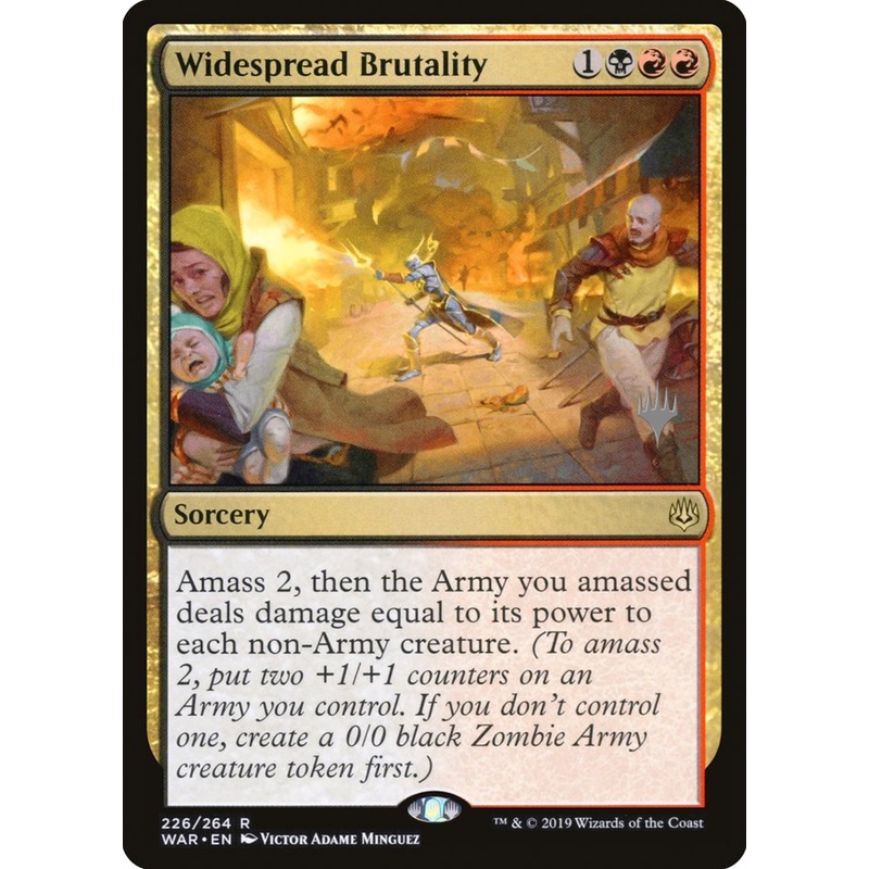 Widespread Brutality (Promo Pack) [War of the Spark Promos]