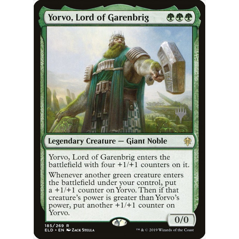 Yorvo, Lord of Garenbrig (Promo Pack) [Throne of Eldraine Promos]