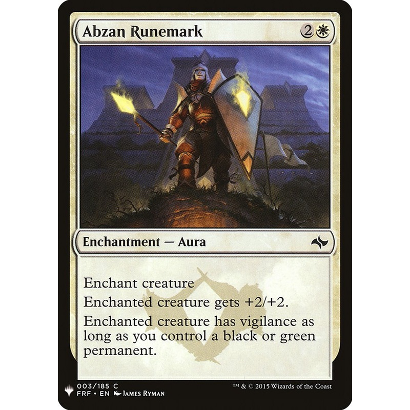 Abzan Runemark [Mystery Booster]