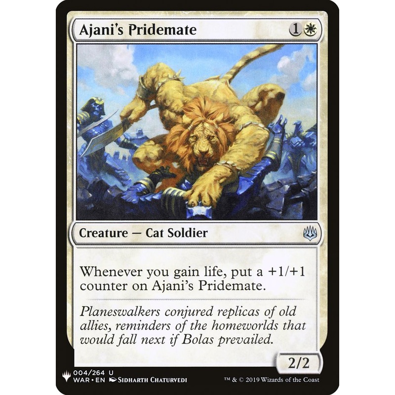 Ajani's Pridemate [Mystery Booster]