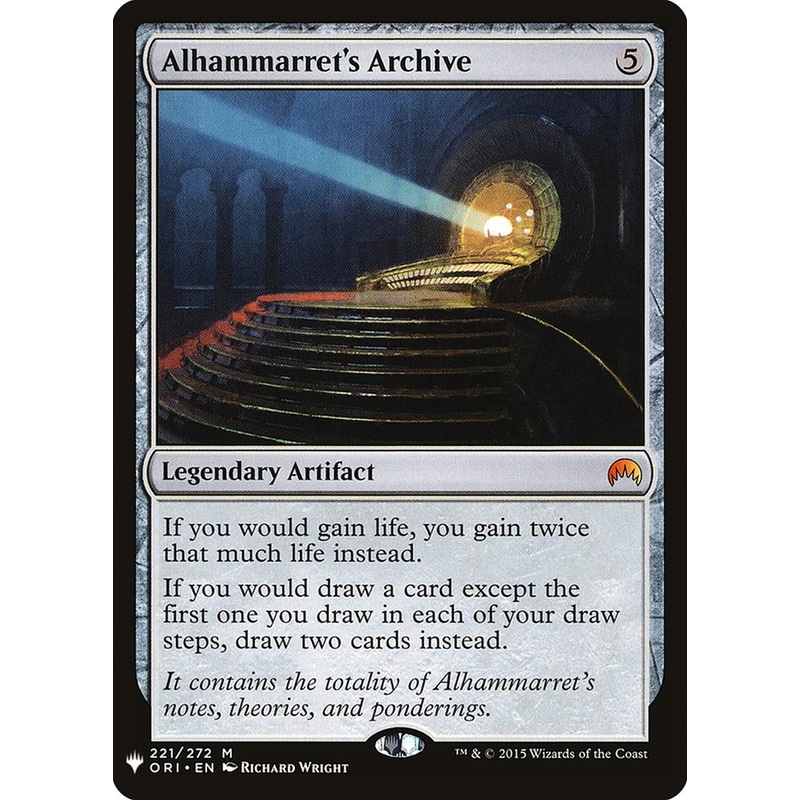 Alhammarret's Archive [Mystery Booster]