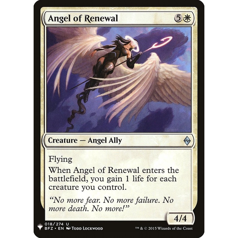 Angel of Renewal [Mystery Booster]