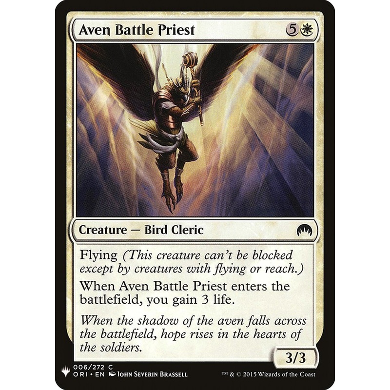 Aven Battle Priest [Mystery Booster]