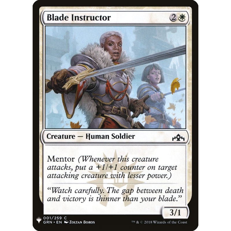 Blade Instructor [Mystery Booster]