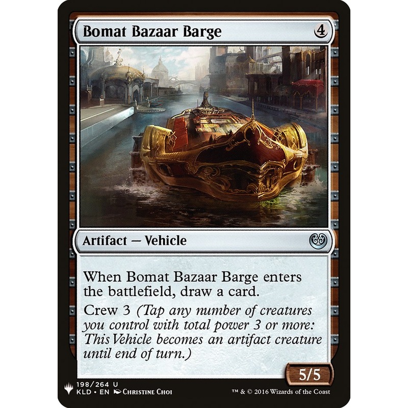 Bomat Bazaar Barge [Mystery Booster]