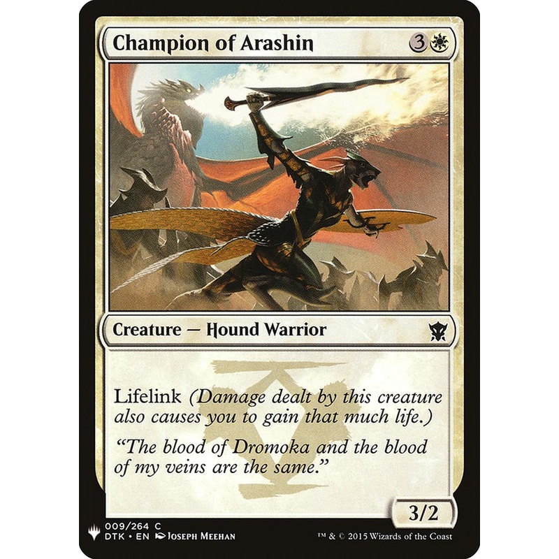 Champion of Arashin [Mystery Booster]