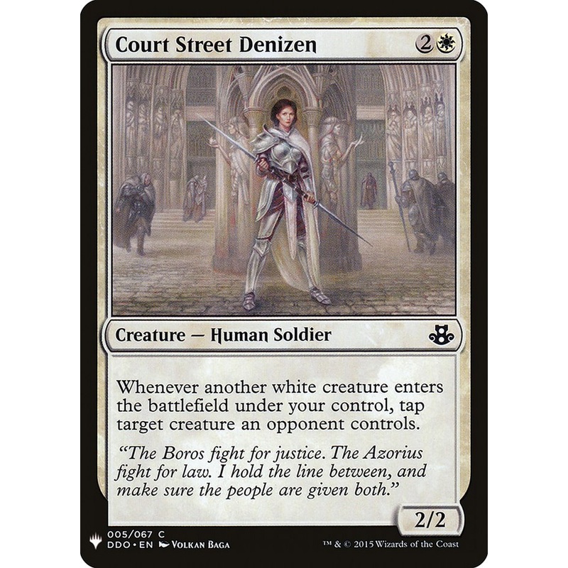 Court Street Denizen [Mystery Booster]