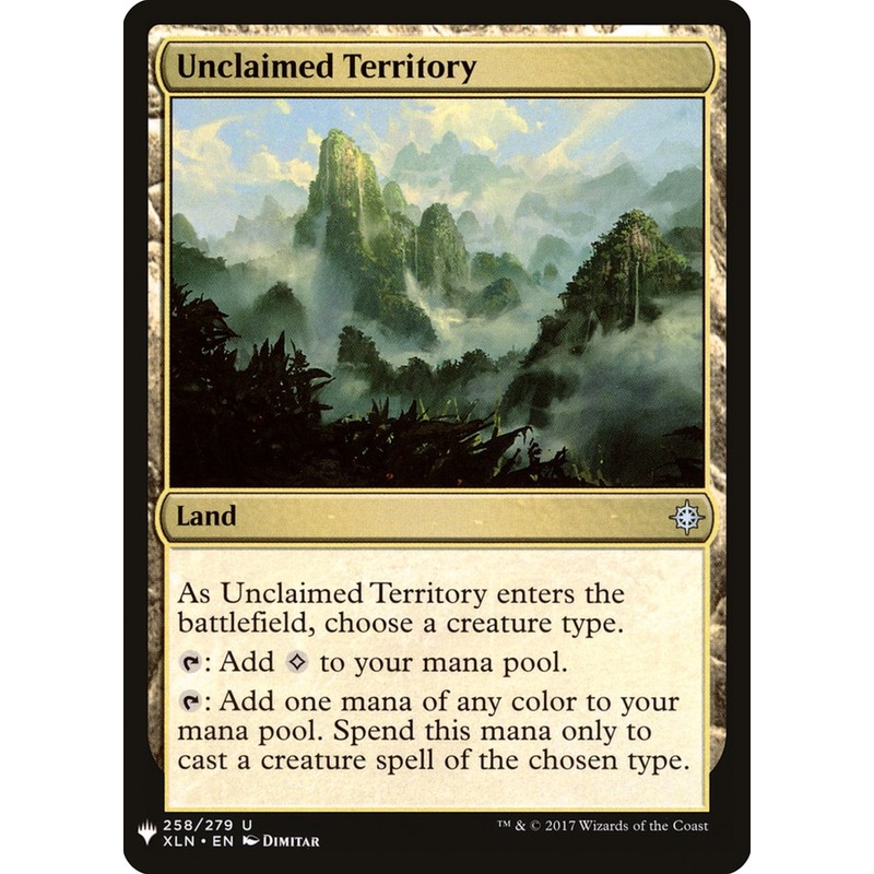 Unclaimed Territory [Mystery Booster]