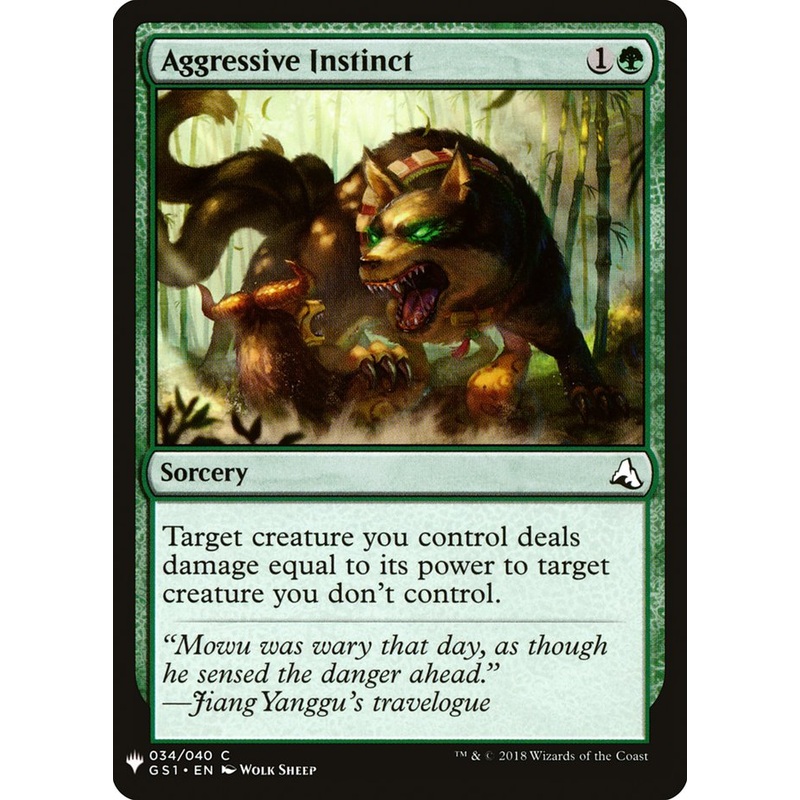 Aggressive Instinct [Mystery Booster]