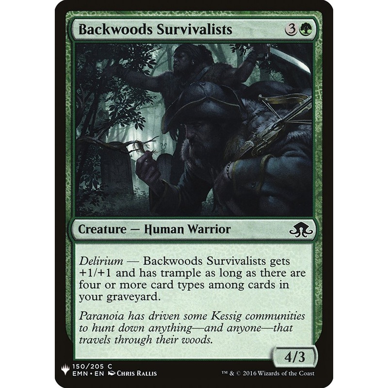 Backwoods Survivalists [Mystery Booster]