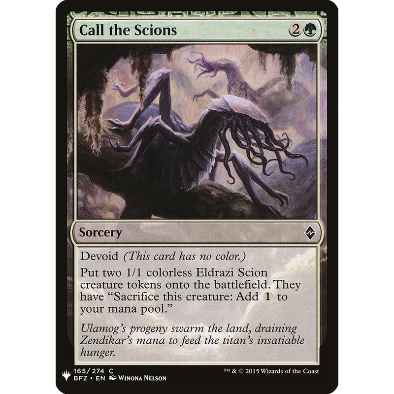 Call the Scions [Mystery Booster]
