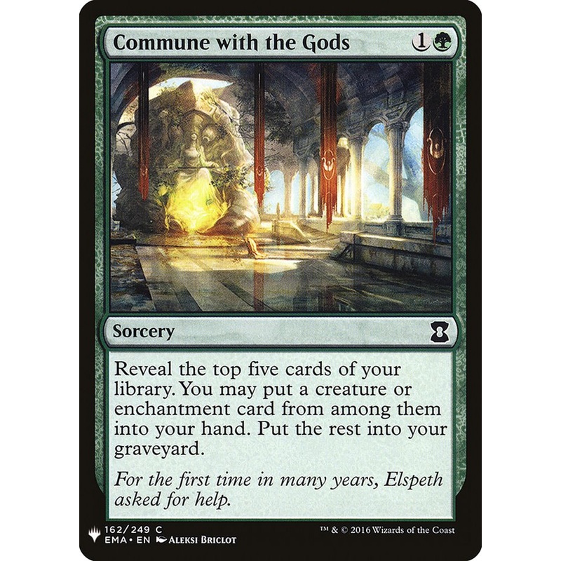 Commune with the Gods [Mystery Booster]