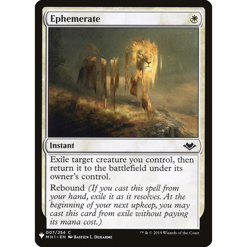Ephemerate [Mystery Booster]