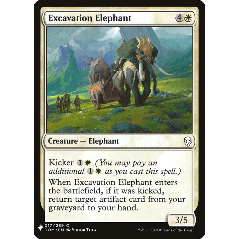Excavation Elephant [Mystery Booster]