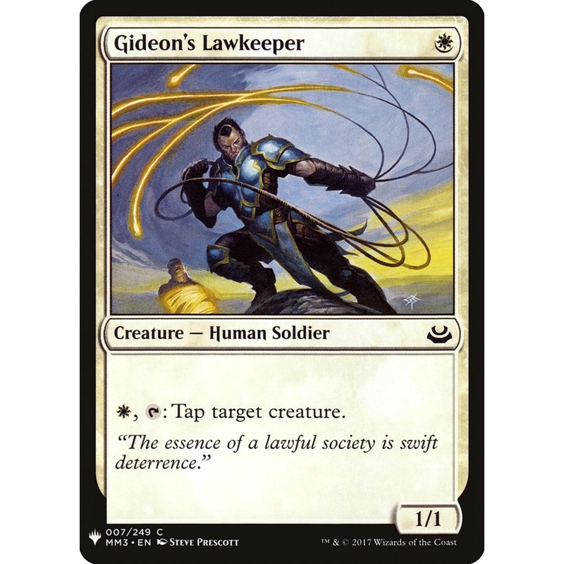 Gideon's Lawkeeper [Mystery Booster]