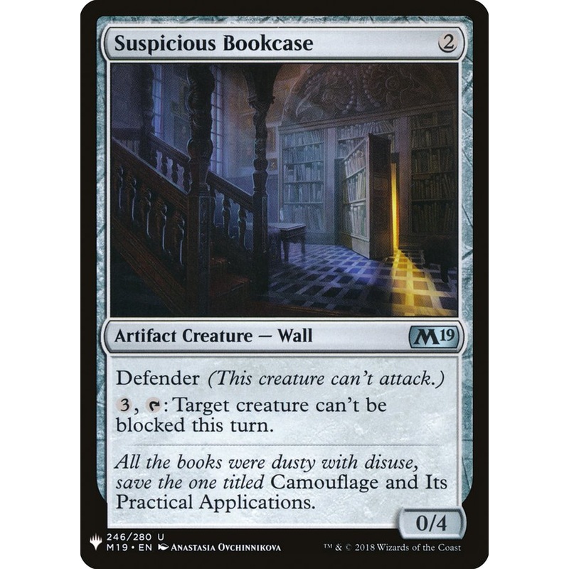 Suspicious Bookcase [Mystery Booster]