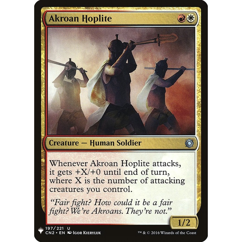 Akroan Hoplite [Mystery Booster]