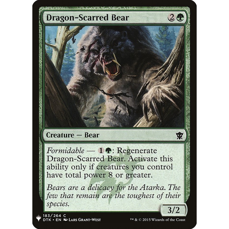 Dragon-Scarred Bear [Mystery Booster]