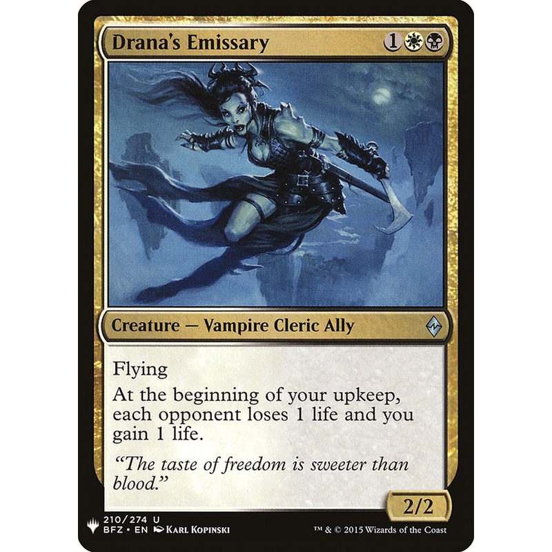 Drana's Emissary [Mystery Booster]