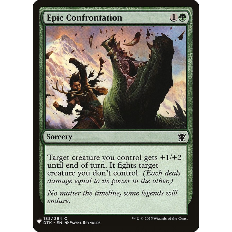 Epic Confrontation [Mystery Booster]