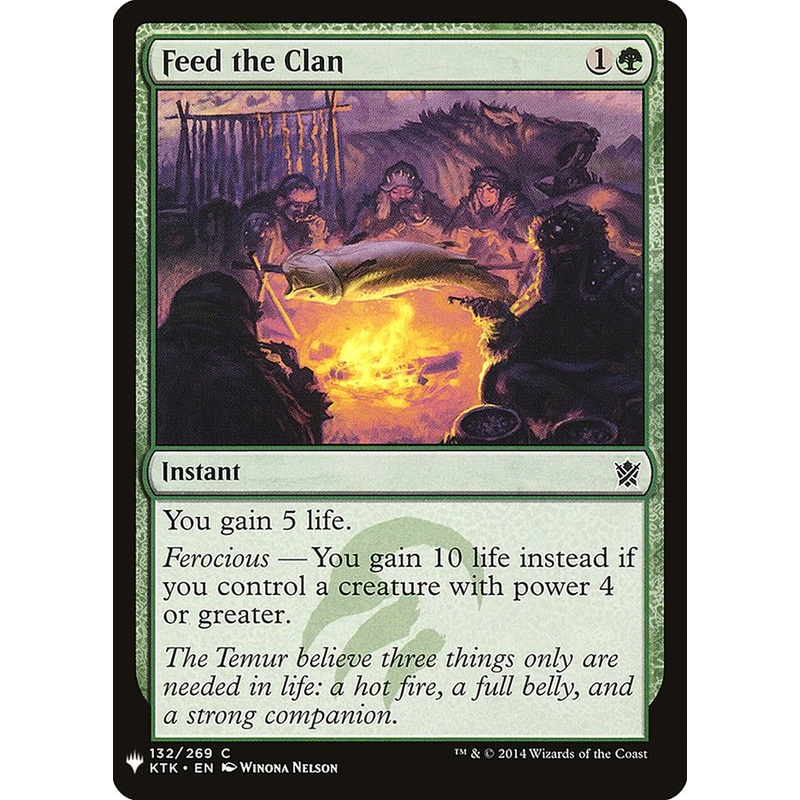 Feed the Clan [Mystery Booster]