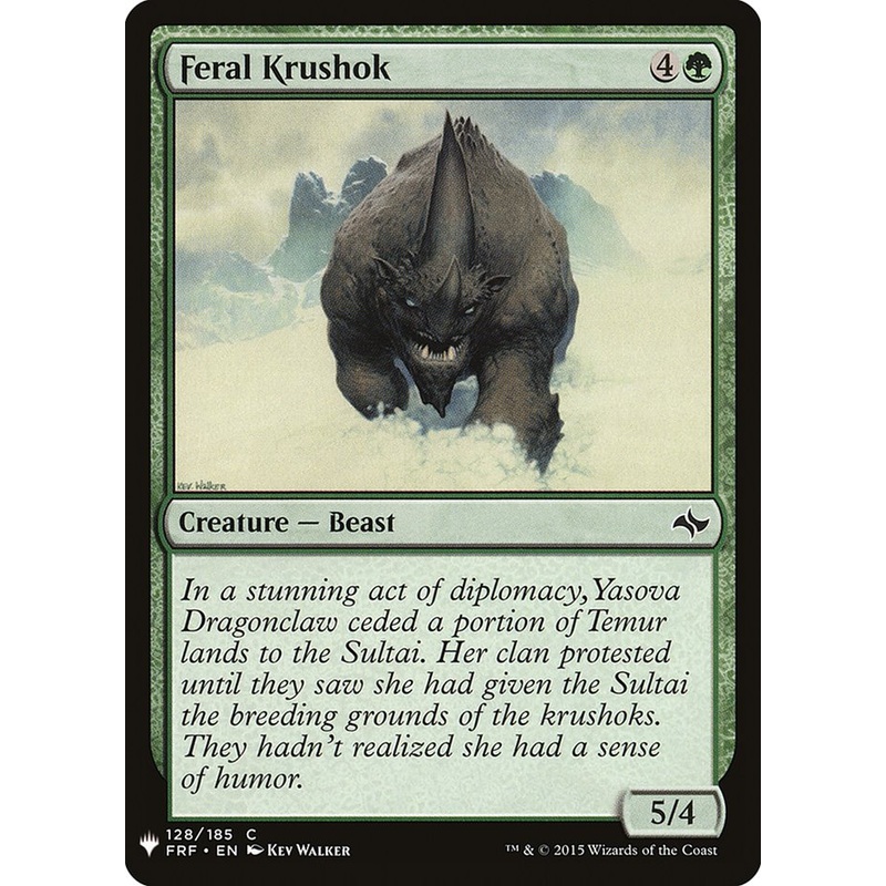 Feral Krushok [Mystery Booster]