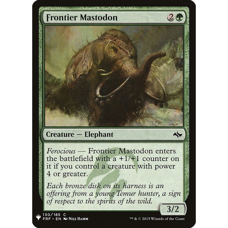 Frontier Mastodon [Mystery Booster]