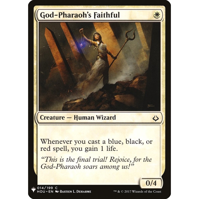 God-Pharaoh's Faithful [Mystery Booster]