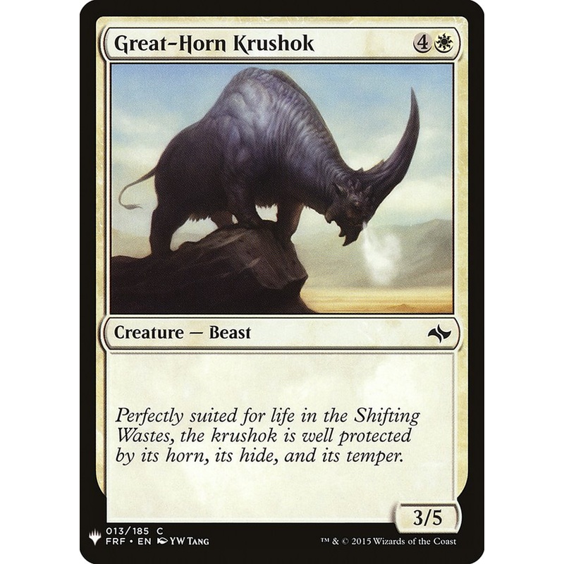 Great-Horn Krushok [Mystery Booster]