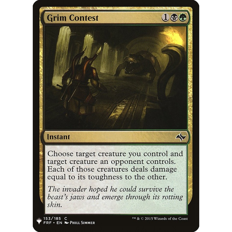 Grim Contest [Mystery Booster]