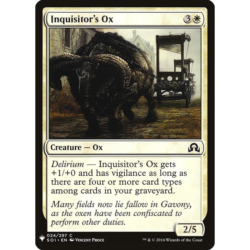 Inquisitor's Ox [Mystery Booster]