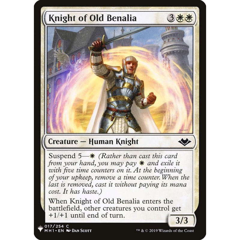 Knight of Old Benalia [Mystery Booster]