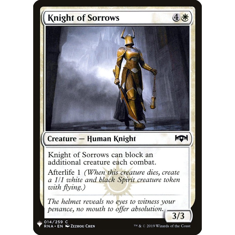 Knight of Sorrows [Mystery Booster]