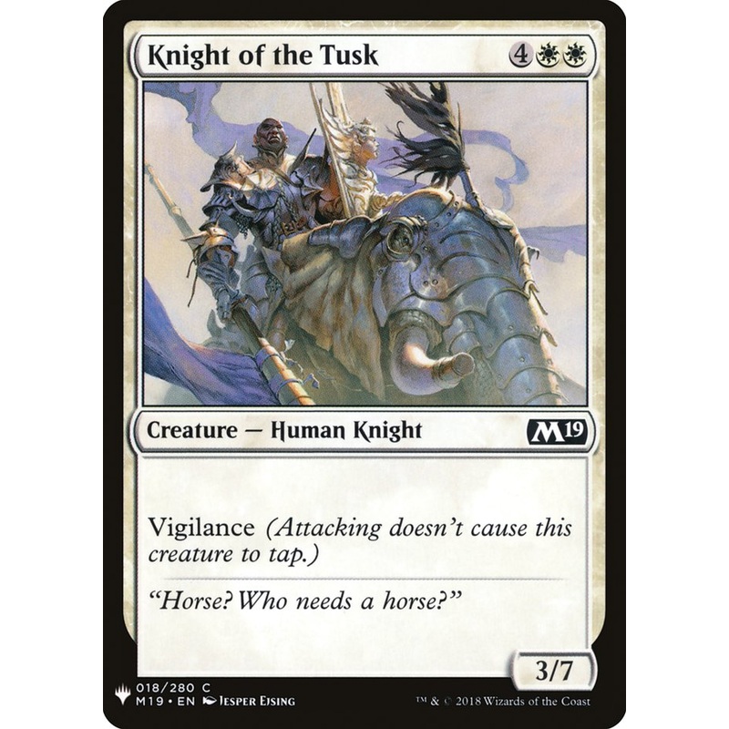 Knight of the Tusk [Mystery Booster]