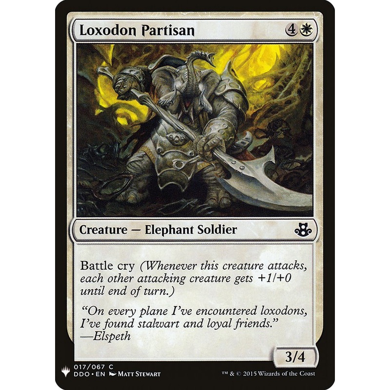 Loxodon Partisan [Mystery Booster]