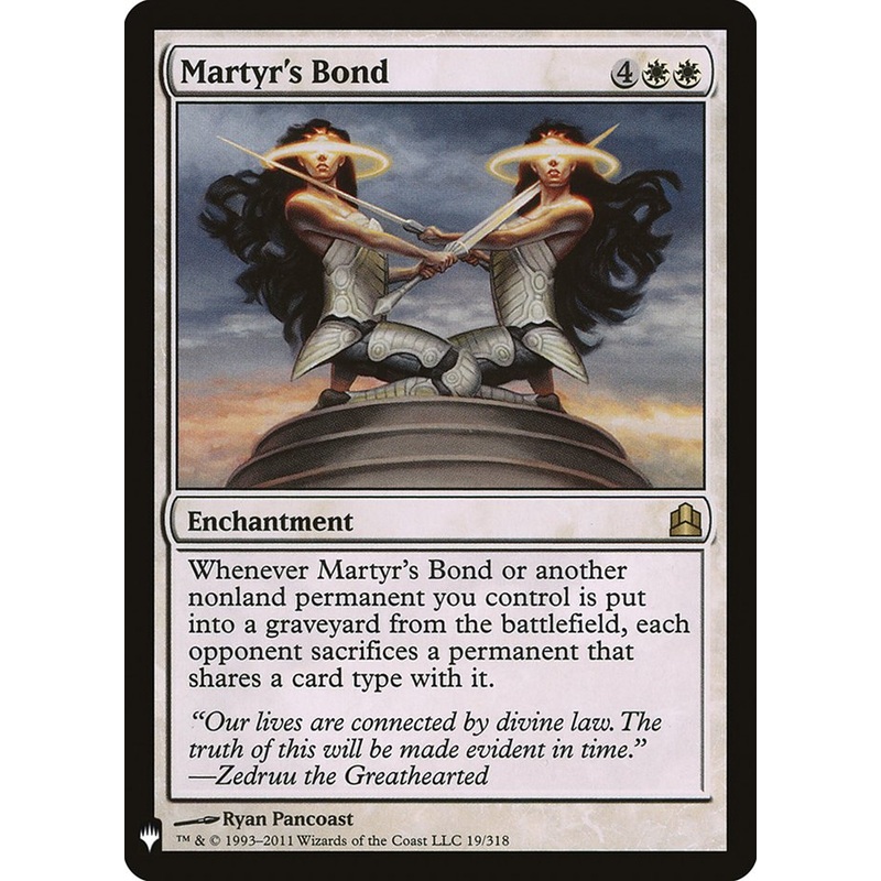 Martyr's Bond [The List]