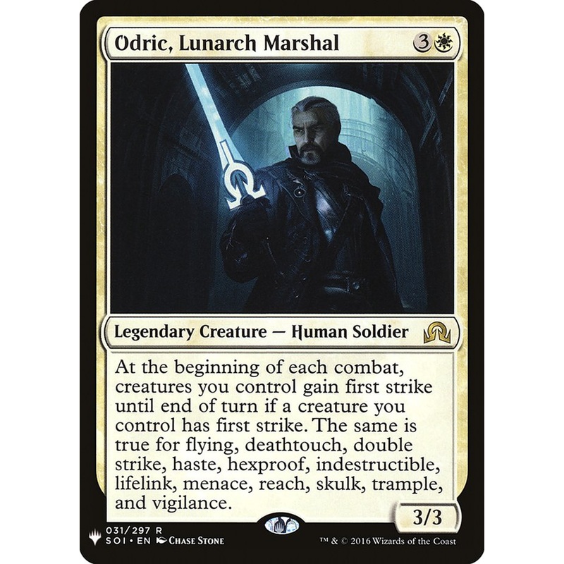 Odric, Lunarch Marshal [The List]