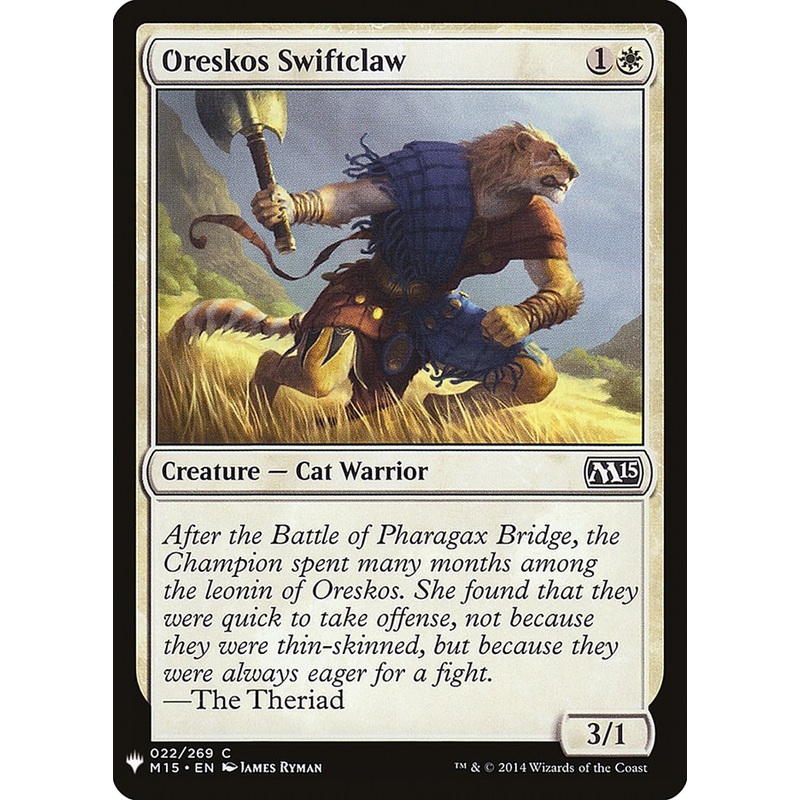 Oreskos Swiftclaw [Mystery Booster]