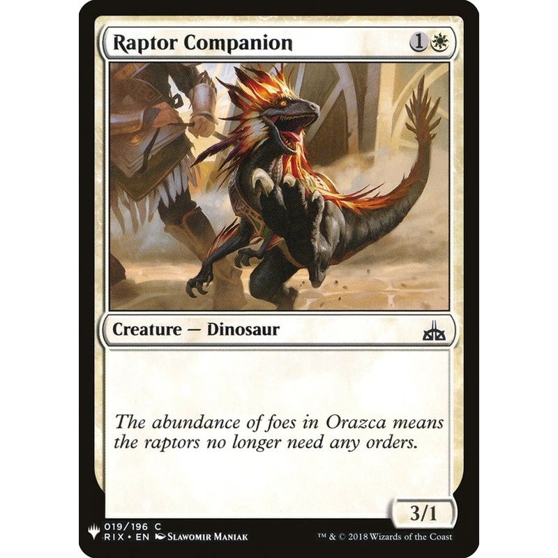 Raptor Companion [Mystery Booster]