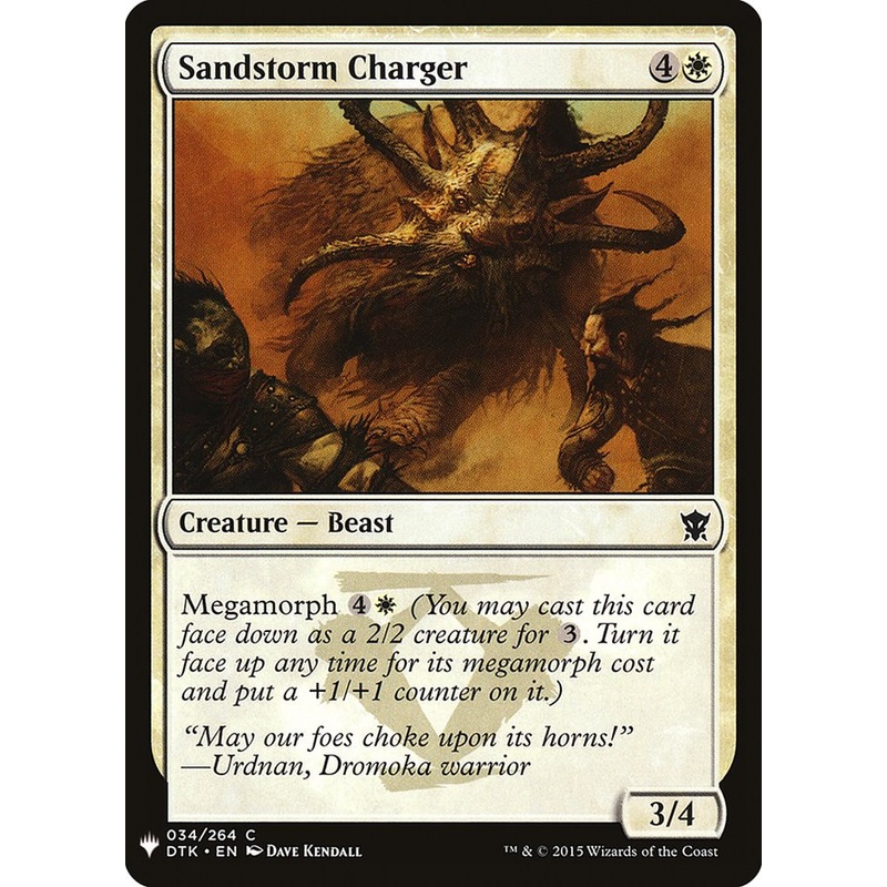 Sandstorm Charger [Mystery Booster]