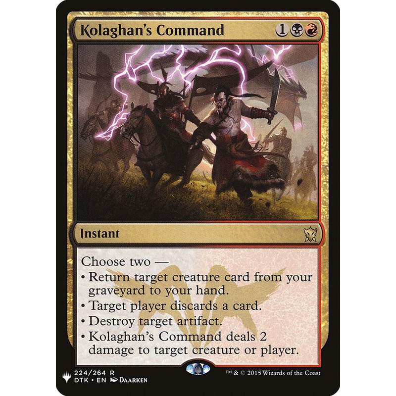 Kolaghan's Command [Mystery Booster]